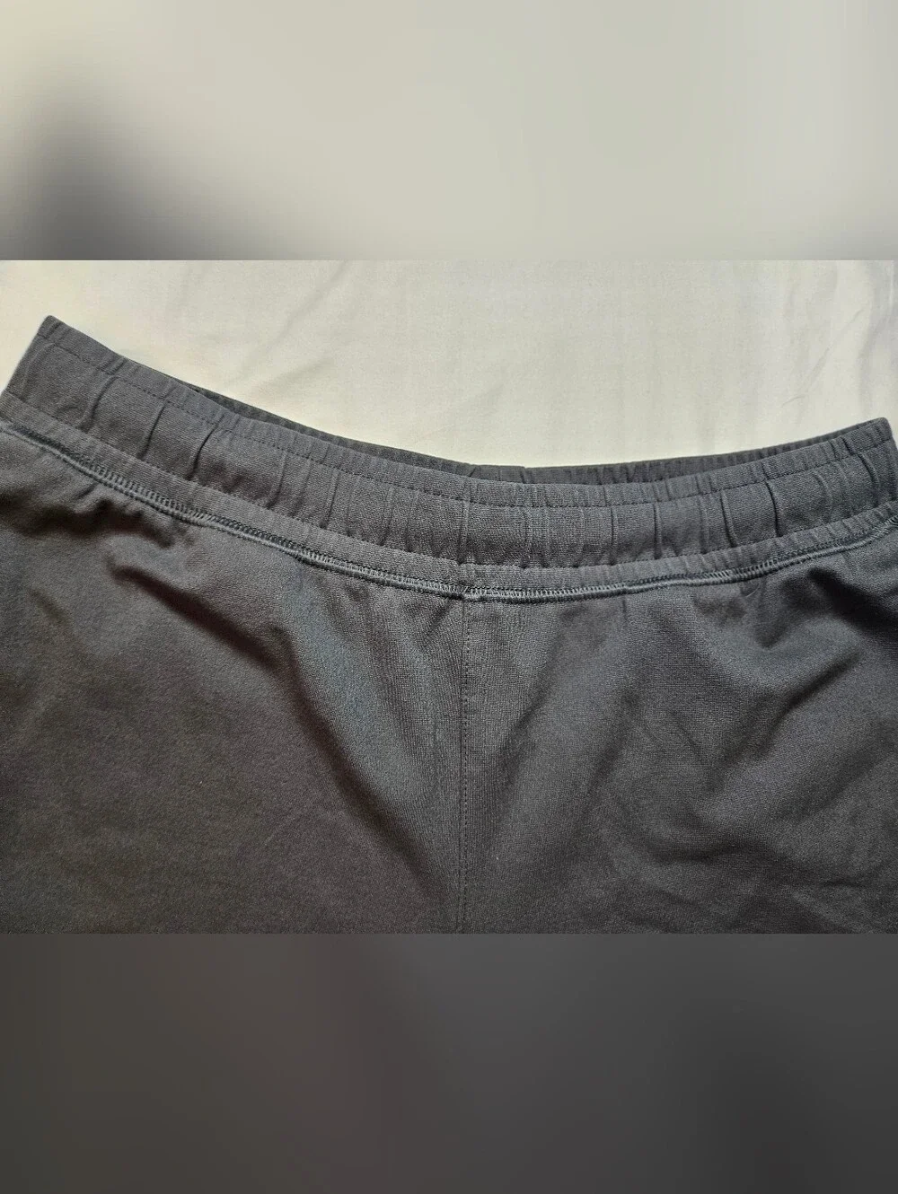 Members Mark Luxe Womens Gray Pull On Elastic Waist Active Shorts Size Medium